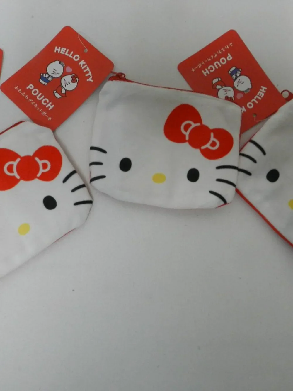 Hello Kitty Sanrio small pouch Set 3 zip 5